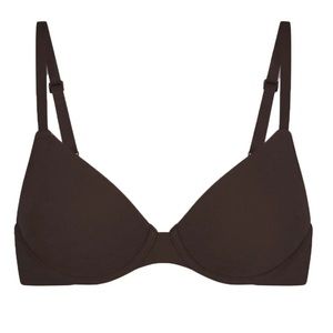 SKIMS FITS EVERYBODY T-SHIRT BRA (espresso)